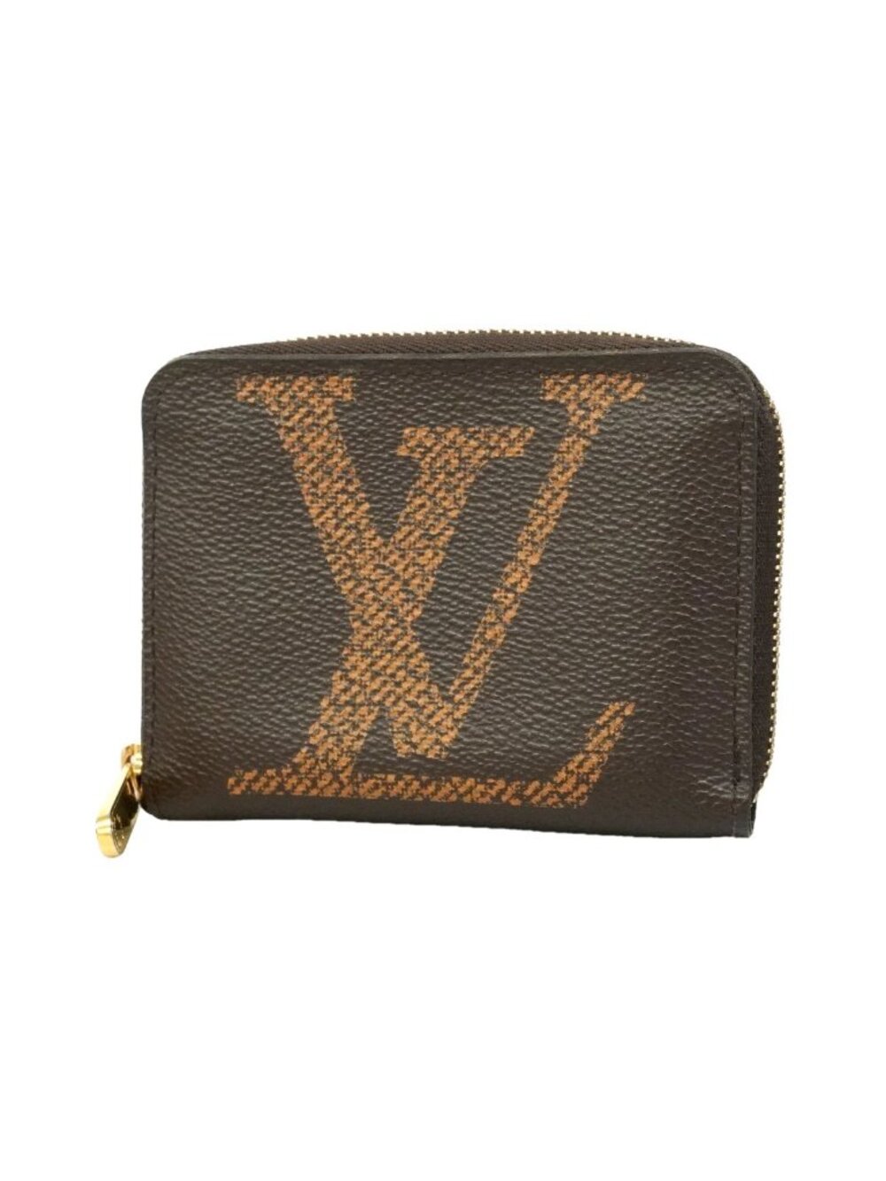 Louis Vuitton Coin Purse Monogram Giant Zippy Brown
